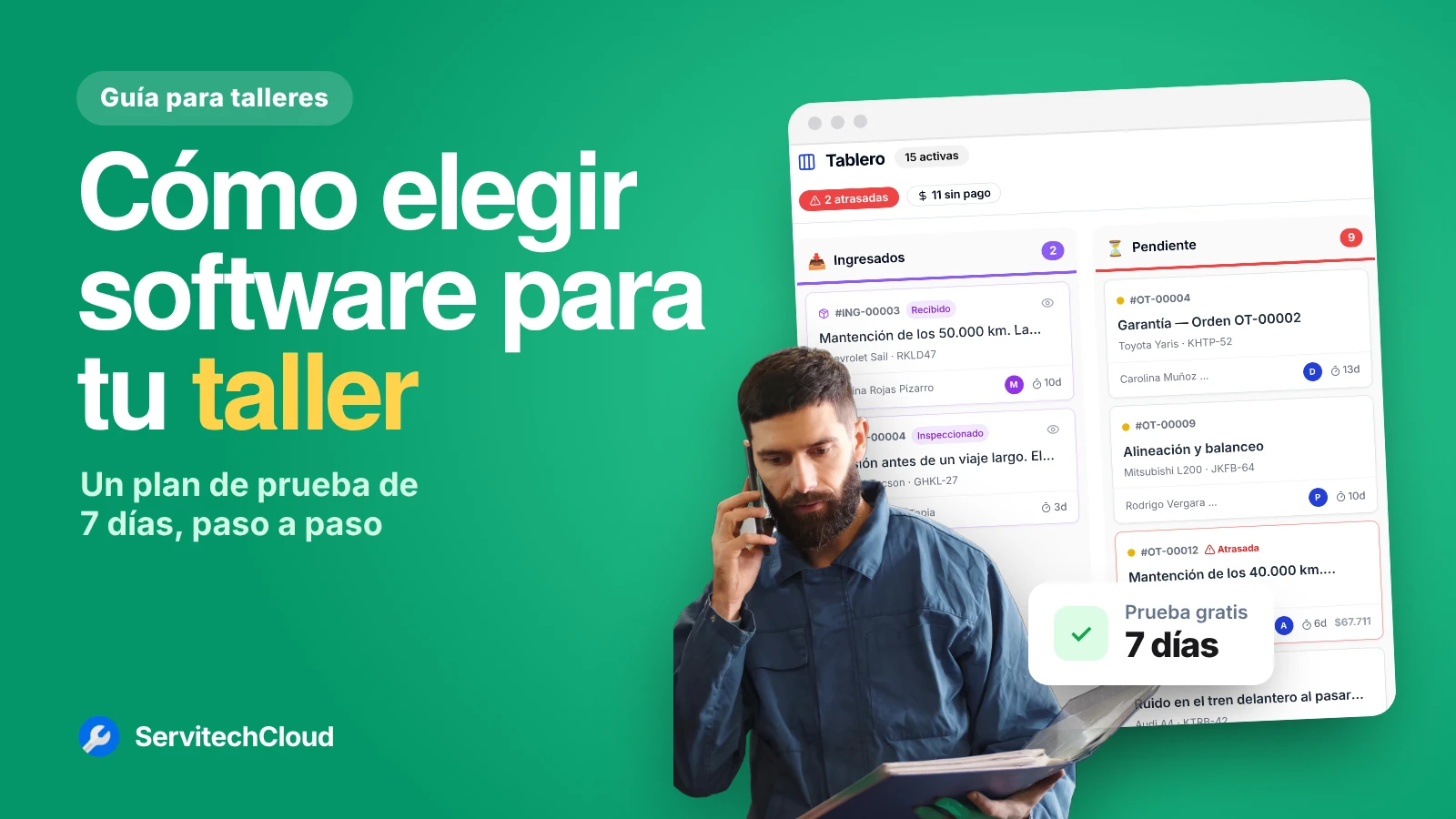 Cómo elegir software para taller mecánico en 2026